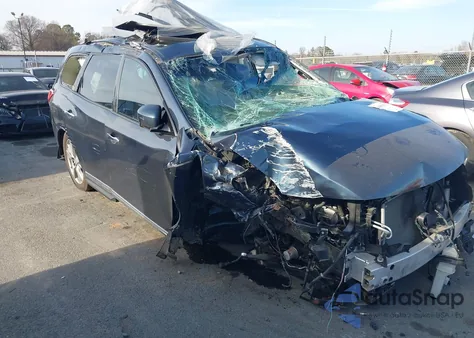 2015 Nissan Pathfinder Platinum from USA, damaged, VIN 5N1AR2MN1FC685253